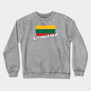 Lithuania flag Crewneck Sweatshirt